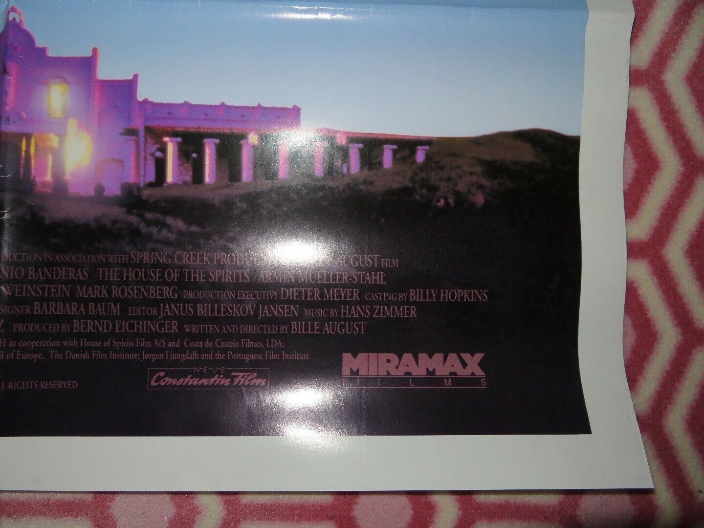 THE HOUSE OF THE SPIRITS ONE SHEET POSTER MERYL STREEP GLEN CLOSE '93 Movie posters