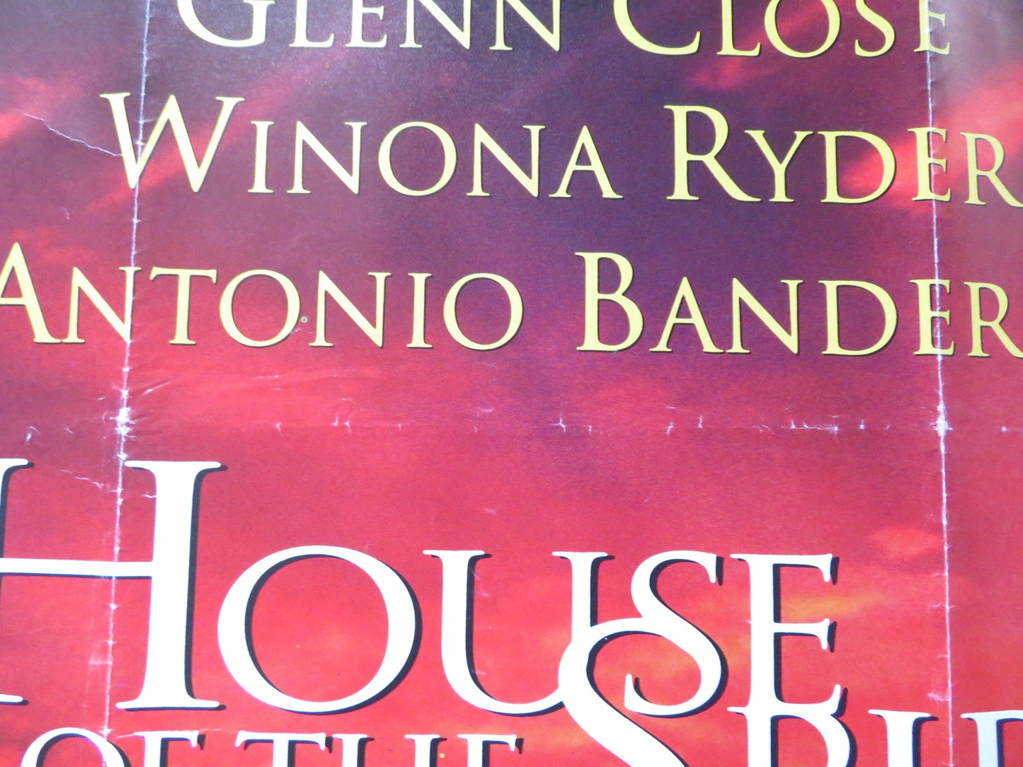 THE HOUSE OF THE SPIRITS UK QUAD ROLLED POSTER MERYL STREEP JEREMY IRONS 1993 Rendezvous Cinema Movie posters