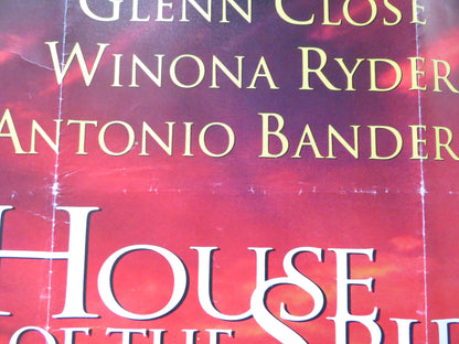 THE HOUSE OF THE SPIRITS UK QUAD ROLLED POSTER MERYL STREEP JEREMY IRONS 1993 Rendezvous Cinema Movie posters