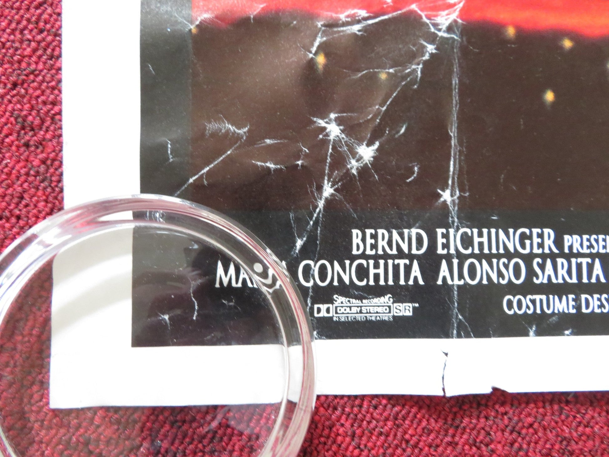 THE HOUSE OF THE SPIRITS UK QUAD ROLLED POSTER MERYL STREEP JEREMY IRONS 1993 Rendezvous Cinema Movie posters