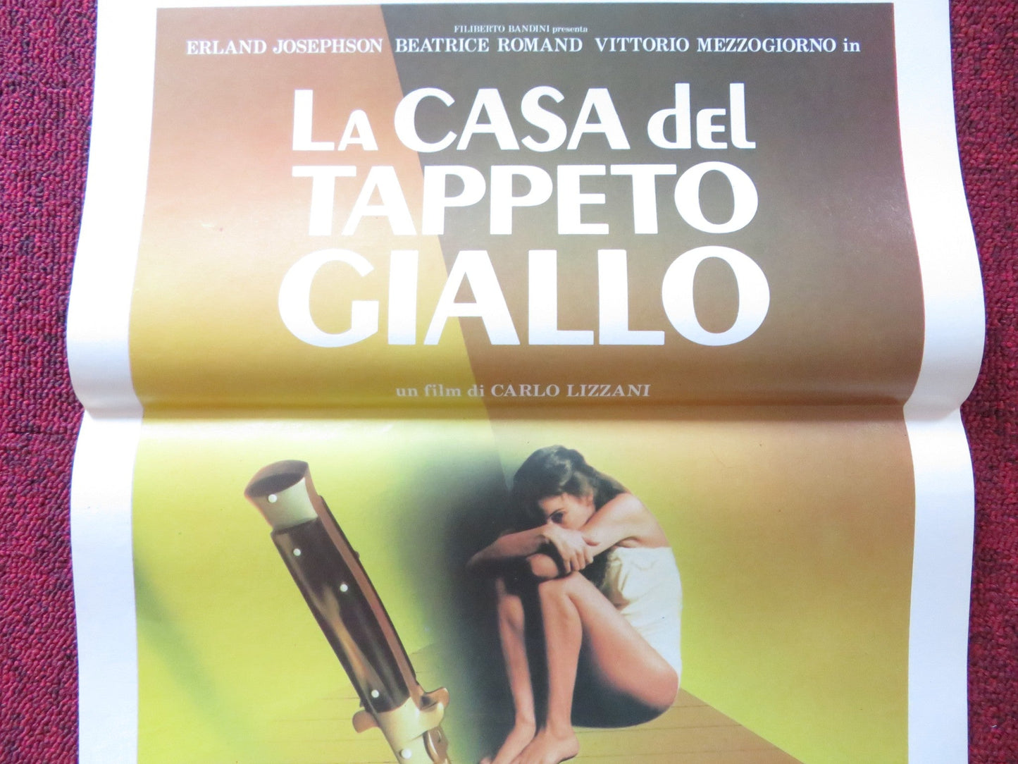 THE HOUSE OF THE YELLOW CARPET ITALIAN LOCANDINA POSTER ERLAND JOSEPHSON 1983 Rendezvous Cinema Movie posters