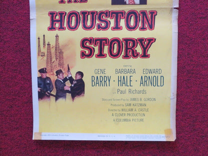 THE HOUSTON STORY US INSERT (14"x 36") POSTER GENE BARRY BARBARA HALE 1955 - Rendezvous Cinema