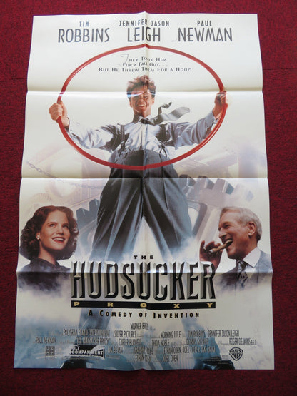THE HUDSUCKER PROXY FOLDED US ONE SHEET POSTER TIM ROBBINS PAUL NEWMAN 1994 Rendezvous Cinema Movie posters