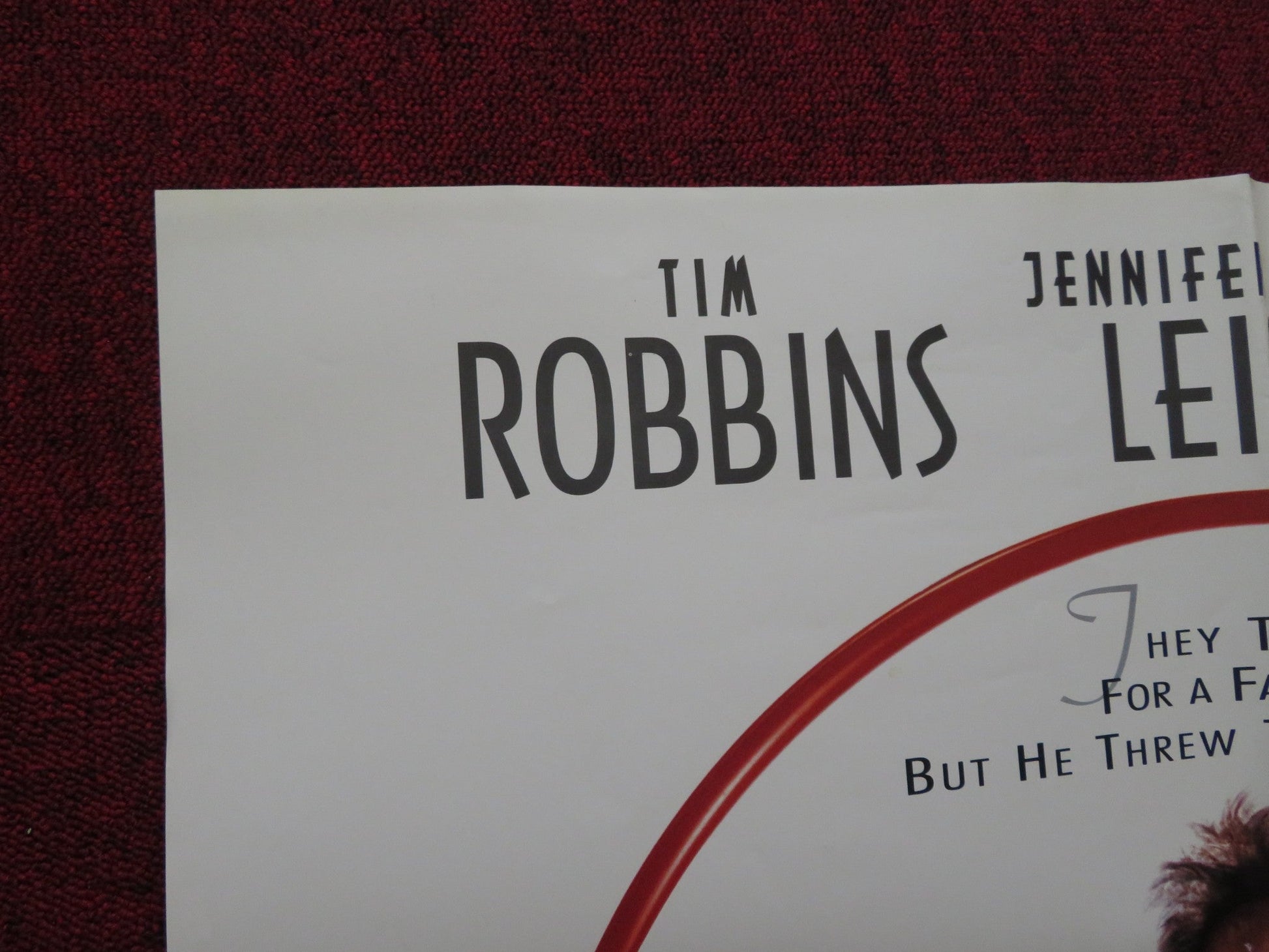 THE HUDSUCKER PROXY FOLDED US ONE SHEET POSTER TIM ROBBINS PAUL NEWMAN 1994 Rendezvous Cinema Movie posters