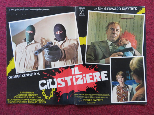 THE HUMAN FACTOR - D ITALIAN FOTOBUSTA POSTER GEORGE KENNEDY JOHN MILLS 1975 Rendezvous Cinema Movie posters