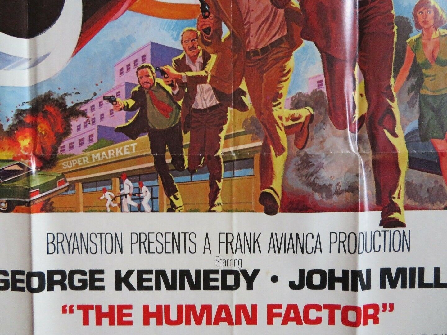 THE HUMAN FACTOR US ONE SHEET POSTER GEORGE KENNEDY JOHN MILLS 1975 Movie posters