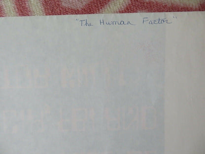 THE HUMAN FACTOR US ONE SHEET POSTER GEORGE KENNEDY JOHN MILLS 1975 Movie posters