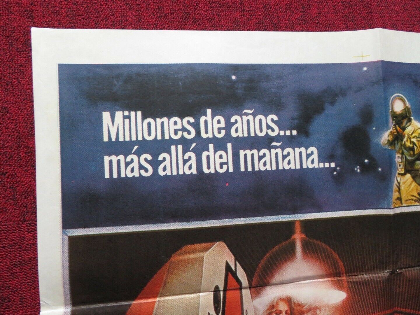 THE HUMANOID FOLDED ARGENTINA ONE SHEET POSTER RICHARD KIEL CORRINE CLERY 1979 Movie posters