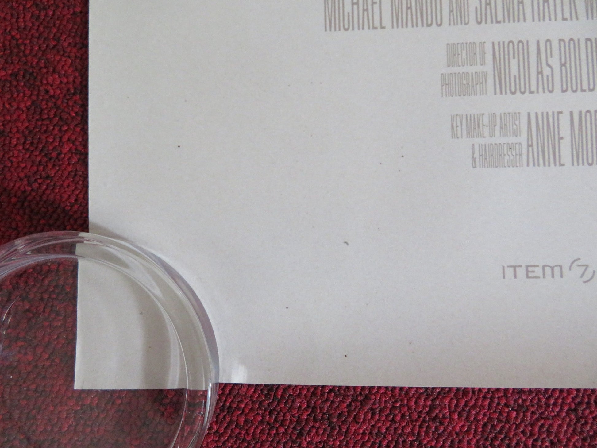 THE HUMMINGBIRD PROJECT US ONE SHEET ROLLED POSTER EISENBERG SKARSGARD 2018 Rendezvous Cinema Movie posters