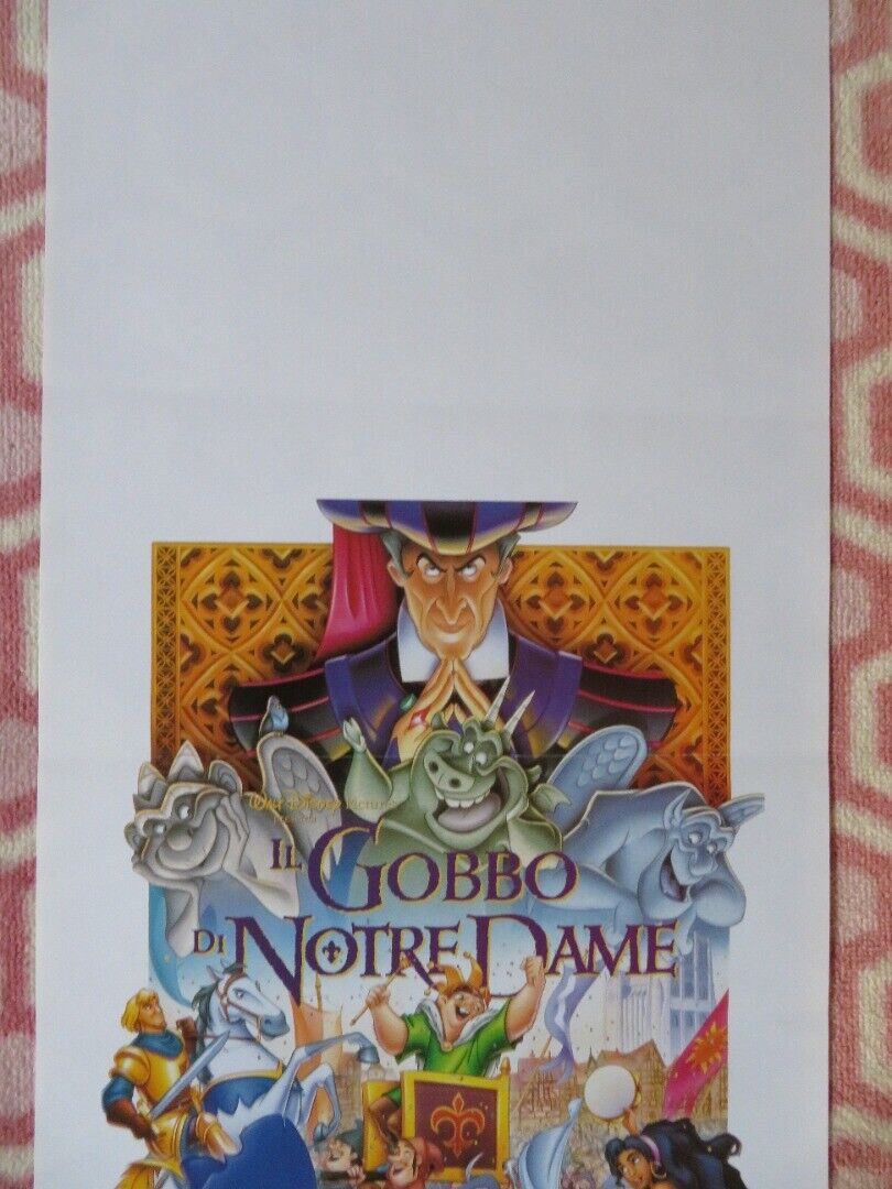 THE HUNCHBACK OF NOTRE DAME ITALIAN LOCANDINA (27.5"x13") POSTER 1996 Movie posters