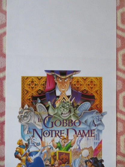 THE HUNCHBACK OF NOTRE DAME ITALIAN LOCANDINA (27.5"x13") POSTER 1996 Movie posters