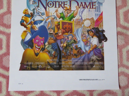 THE HUNCHBACK OF NOTRE DAME ITALIAN LOCANDINA (27.5"x13") POSTER 1996 Movie posters