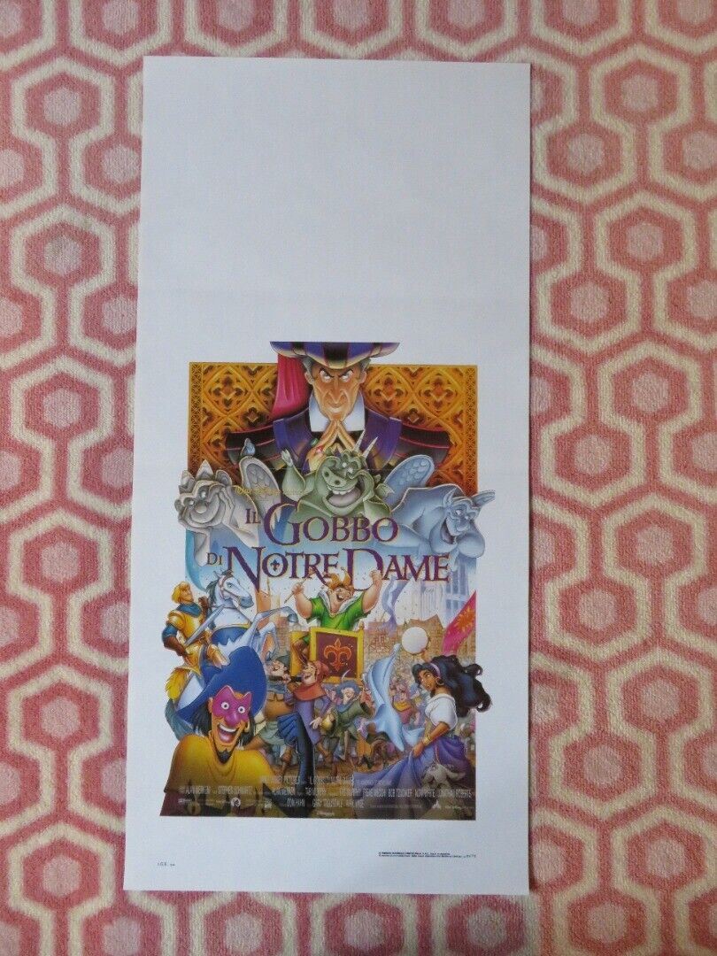 THE HUNCHBACK OF NOTRE DAME ITALIAN LOCANDINA (27.5"x13") POSTER 1996 Movie posters