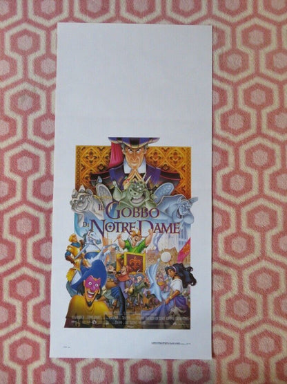 THE HUNCHBACK OF NOTRE DAME ITALIAN LOCANDINA (27.5"x13") POSTER 1996 Movie posters