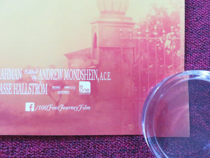 THE HUNDRED - FOOT JOURNEY UK QUAD (30"x 40") ROLLED POSTER HELEN MIRREN 2014 Rendezvous Cinema Movie posters