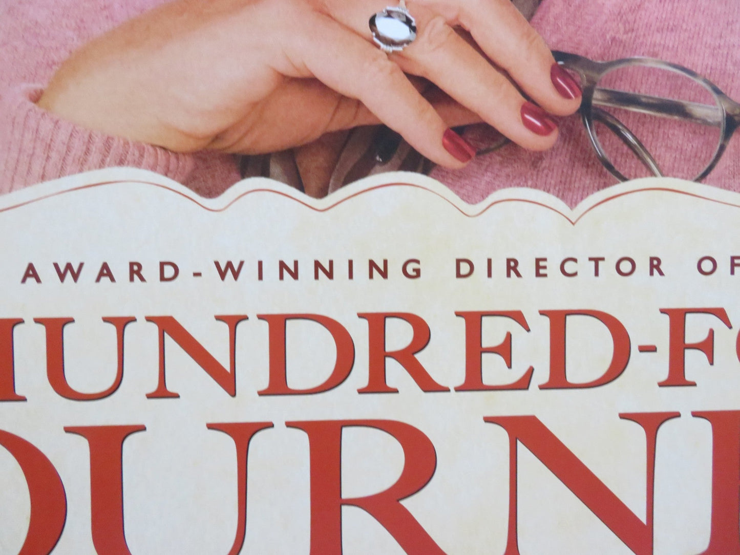 THE HUNDRED - FOOT JOURNEY US ONE SHEET ROLLED POSTER HELEN MIRREN OM PURI 2014 Rendezvous Cinema Movie posters