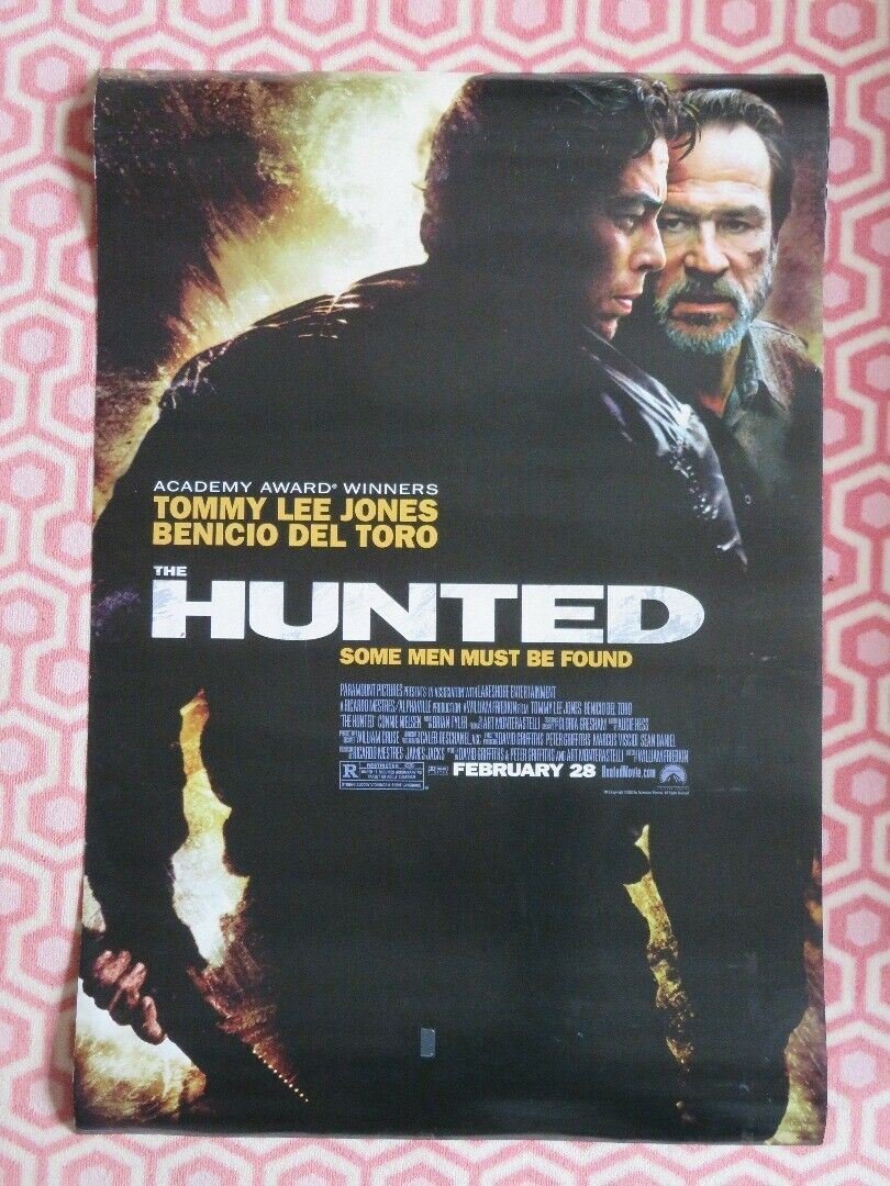 THE HUNTED US ONE SHEET ROLLED POSTER TOMMY LEE JONES BENICIO DEL TORO 2003 Movie posters