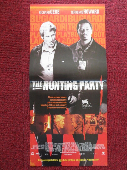 THE HUNTING PARTY ITALIAN LOCANDINA (26.5"x12.5") POSTER RICHARD GERE 2008 - Rendezvous Cinema