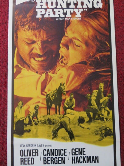 THE HUNTING PARTY US INSERT (14"x 36") POSTER OILVER REED CANDICE BERGEN 1971 Movie posters