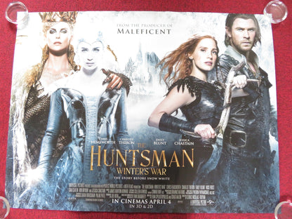 THE HUNTSMAN: WINTER'S WAR - B UK QUAD (30"x 40") ROLLED POSTER C. HEMSWORTH 2016 Rendezvous Cinema Movie posters