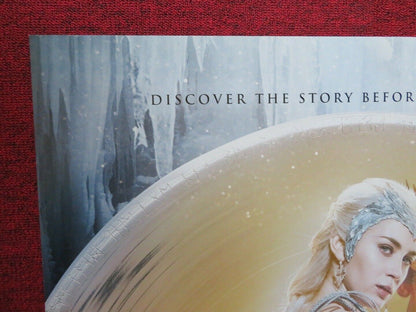 THE HUNTSMAN WINTER'S WAR - B US ONE SHEET ROLLED POSTER CHARLIZE THERON 2016 Movie posters