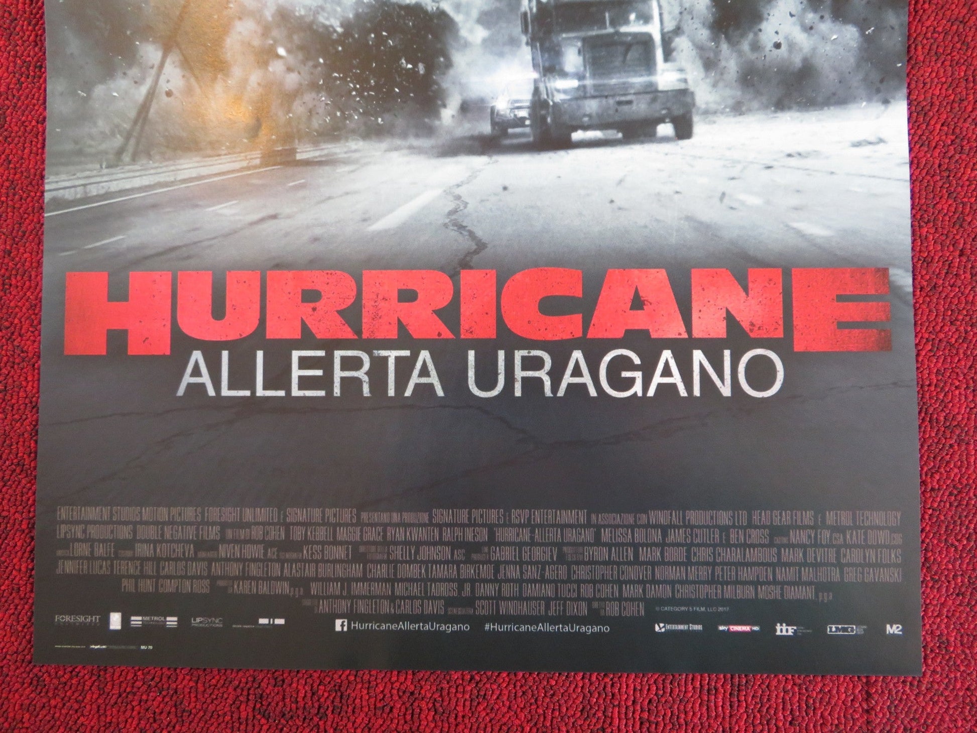 THE HURRICANE HEIST ITALIAN LOCANDINA POSTER TOBY KEBBELL MAGGIE GRACE 2018 Rendezvous Cinema Movie posters