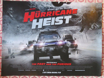 THE HURRICANE HIEST QUAD (30"x 40") ROLLED POSTER ROB COHEN TOBY KEBBELL 2018 Movie posters