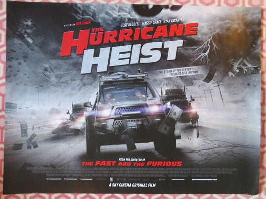 THE HURRICANE HIEST QUAD (30"x 40") ROLLED POSTER ROB COHEN TOBY KEBBELL 2018 Movie posters