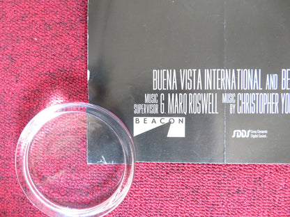 THE HURRICANE UK QUAD (30"x 40") ROLLED POSTER DENZEL WASHINGTON J. HANNAH 1999 Rendezvous Cinema Movie posters