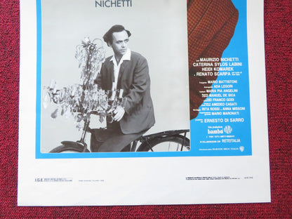 THE ICICLE THIEF ITALIAN LOCANDINA POSTER MAURIZIO NICHETTI C. SYLOS LABIN 1989 Rendezvous Cinema Movie posters