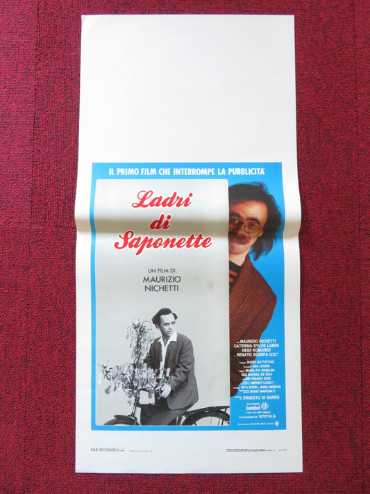 THE ICICLE THIEF ITALIAN LOCANDINA POSTER MAURIZIO NICHETTI C. SYLOS LABIN 1989 Rendezvous Cinema Movie posters
