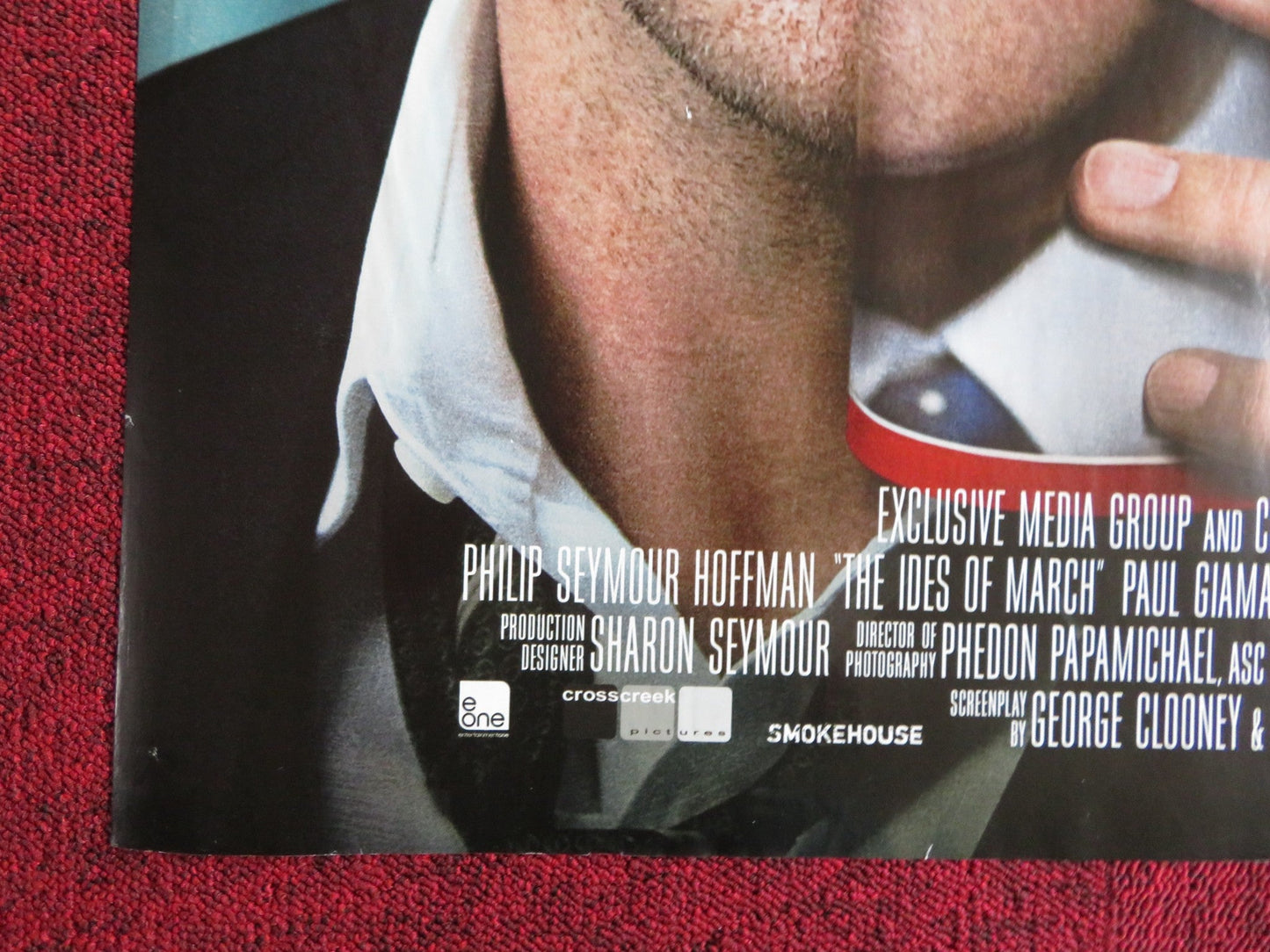 THE IDES OF MARCH UK QUAD (30"x 40") ROLLED POSTER RYAN GOSLING G. CLOONEY 2011 Rendezvous Cinema Movie posters