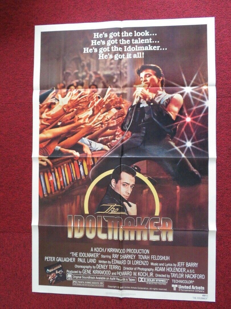 THE IDOLMAKER FOLDED US ONE SHEET POSTER RAY SHARKEY 1980 - Rendezvous Cinema