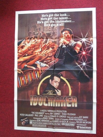 THE IDOLMAKER FOLDED US ONE SHEET POSTER RAY SHARKEY 1980 - Rendezvous Cinema