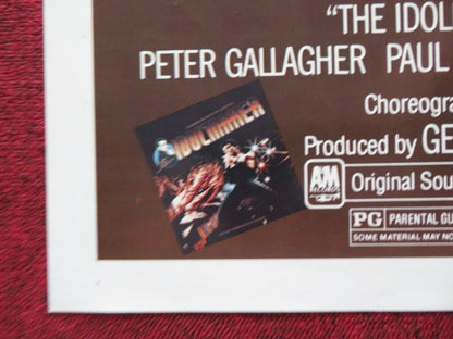 THE IDOLMAKER FOLDED US ONE SHEET POSTER RAY SHARKEY 1980 - Rendezvous Cinema