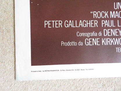 THE IDOLMAKER ITALIAN 2 FOGLIO POSTER RAY SHARKEY TOVAH FELDSHUH 1980 Rendezvous Cinema Movie posters
