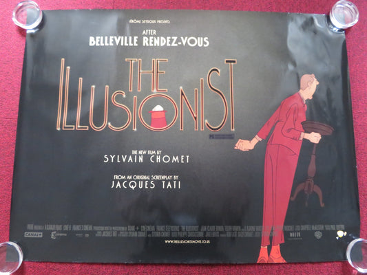 THE ILLUSIONIST UK QUAD (30"x 40") ROLLED POSTER JEAN - CLAUDE DONDA 2010 Rendezvous Cinema Movie posters
