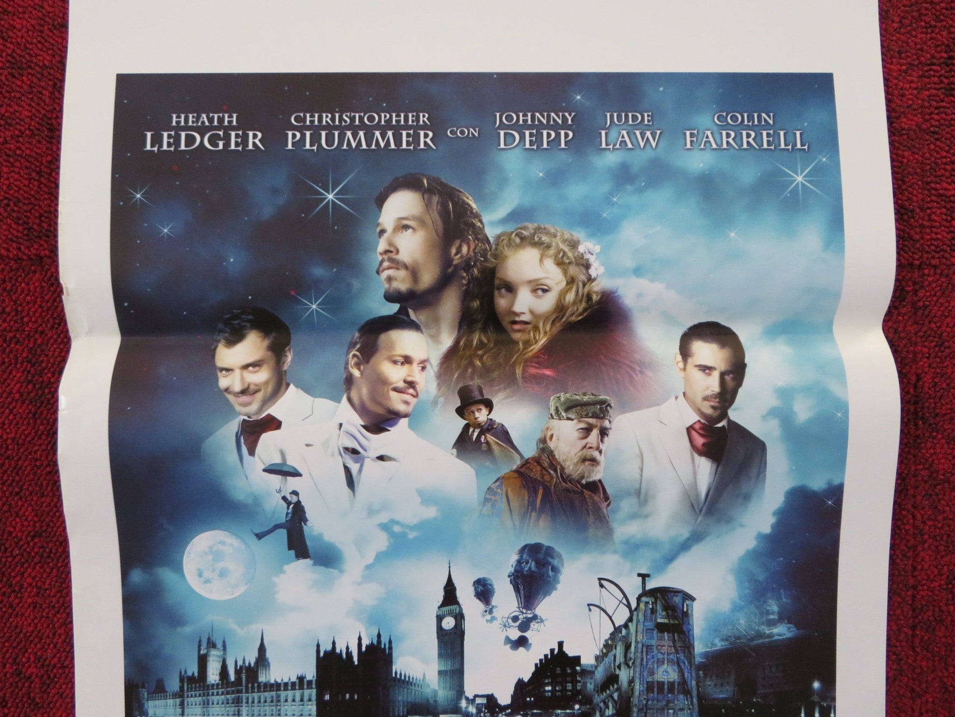 THE IMAGINARIUM OF DOCTOR PARNASSUS ITALIAN LOCANDINA POSTER HEATH LEDGER 2009 Rendezvous Cinema Movie posters