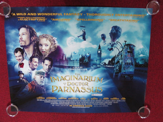 THE IMAGINARIUM OF DOCTOR PARNASSUS UK QUAD (30"x 40") ROLLED POSTER 2009 Rendezvous Cinema Movie posters