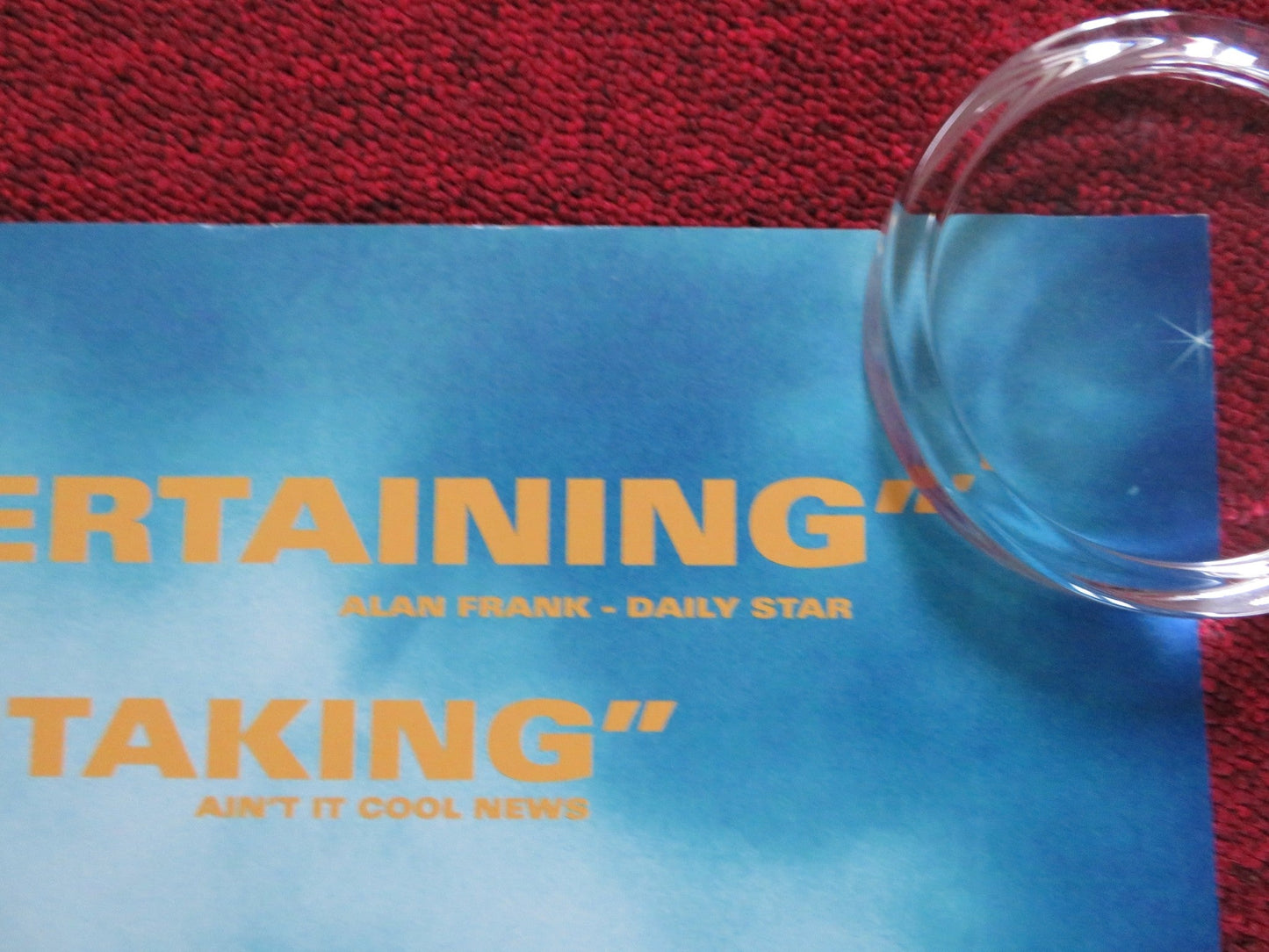 THE IMAGINARIUM OF DOCTOR PARNASSUS UK QUAD (30"x 40") ROLLED POSTER 2009 Rendezvous Cinema Movie posters