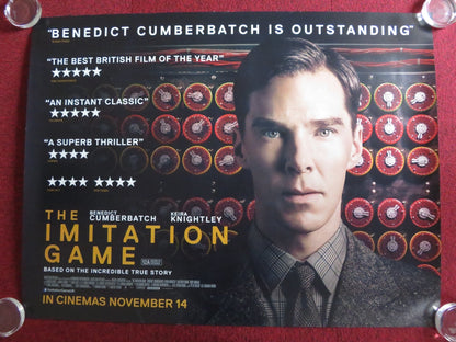 THE IMITATION GAME UK QUAD (30"x 40") ROLLED POSTER BENEDICT CUMBERBATCH 2014 Rendezvous Cinema Movie posters