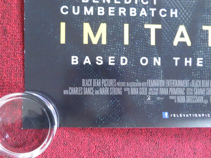 THE IMITATION GAME US ONE SHEET ROLLED POSTER BENEDICT CUMBERBATCH 2014 Rendezvous Cinema Movie posters