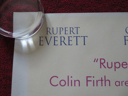 THE IMPORTANCE OF BEING EARNEST UK QUAD ROLLED POSTER RUPERT EVERETT 2002 Rendezvous Cinema Movie posters