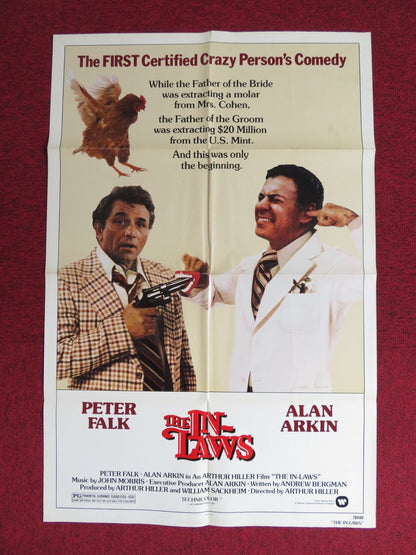 THE IN - LAWS FOLDED US ONE SHEET POSTER PETER FALK ALAN ARKIN 1979 Rendezvous Cinema Movie posters