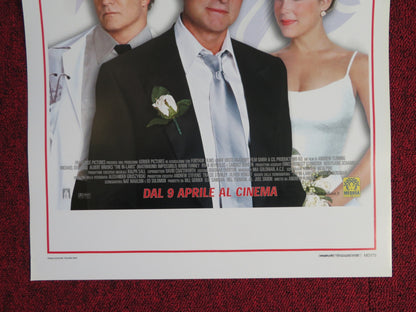 THE IN - LAWS ITALIAN LOCANDINA POSTER MICHAEL DOUGLAS ALBERT BROOKS 2003 Rendezvous Cinema Movie posters
