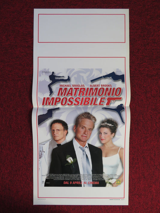 THE IN - LAWS ITALIAN LOCANDINA POSTER MICHAEL DOUGLAS ALBERT BROOKS 2003 Rendezvous Cinema Movie posters