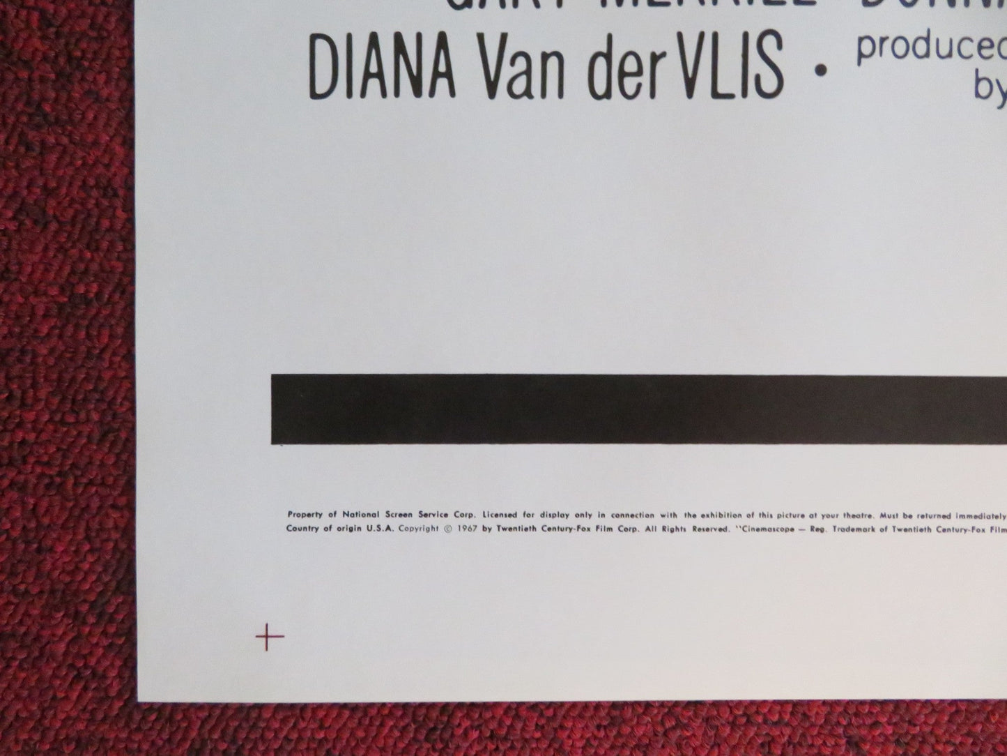 THE INCIDENT FOLDED US ONE SHEET POSTER TONY MUSANTE MARTIN SHEEN 1968 Rendezvous Cinema Movie posters