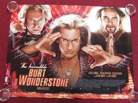 THE INCREDIBLE BURT WONDERSTONE UK QUAD (30"x 40") ROLLED POSTER S. CARELL 2013 Rendezvous Cinema Movie posters