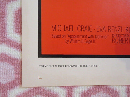 THE INCREDIBLE CHALLENGE ONE SHEET POSTER MICHAEL CRAIG KLAUS KINSKI Movie posters