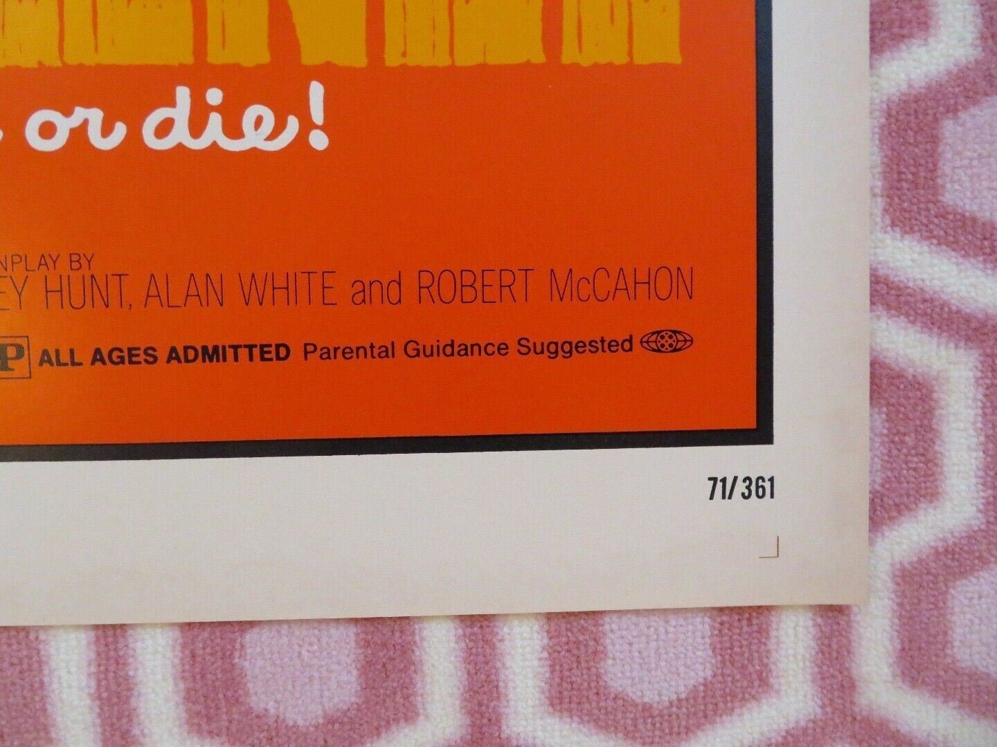 THE INCREDIBLE CHALLENGE ONE SHEET POSTER MICHAEL CRAIG KLAUS KINSKI Movie posters